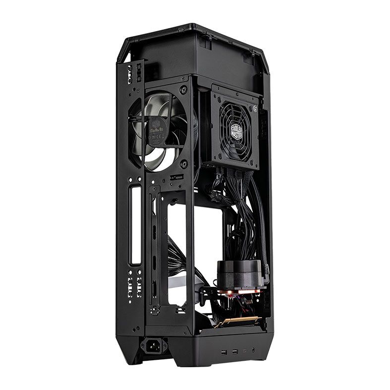 Gabinete Gamer Cooler Master Ncore 100 Max, Com 1 Fan, Fonte 850W e Water Cooler 120mm, Bronze, NR100-ZNNN85-SL0