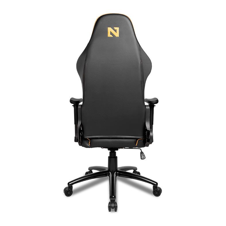 Cadeira Gamer Netenho Miramar V2, Espuma Moldada, Preto e Dourado, NT-MRM-V2
