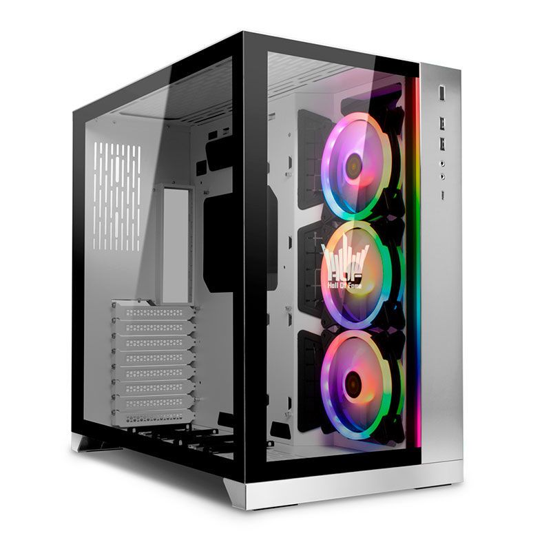 Gabinete Lian Li O11 Dynamic Galax XL HOF Lateral Vidro Temp Branco, O11 GALAX
