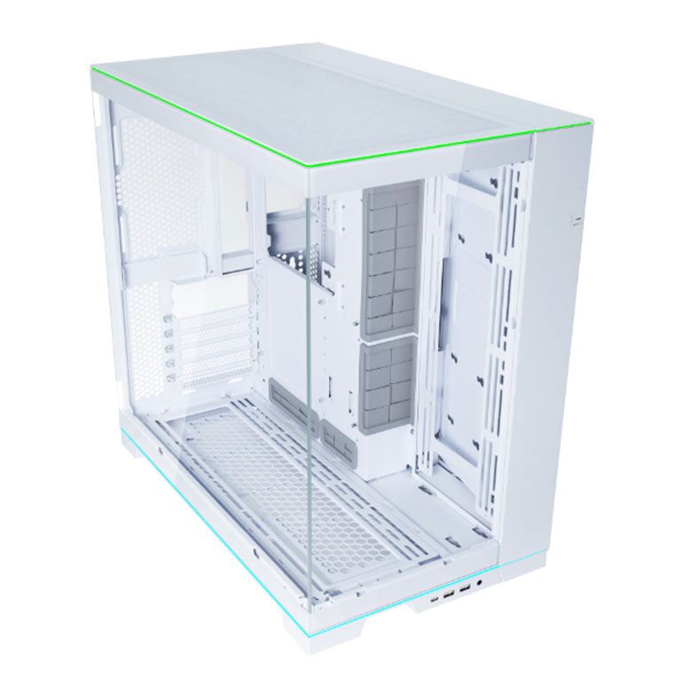 Gabinete Gamer Lian Li O11 Evo, RGB, Mid-Tower, Lateral de Vidro, Branco, O11DERGBW-WHITE
