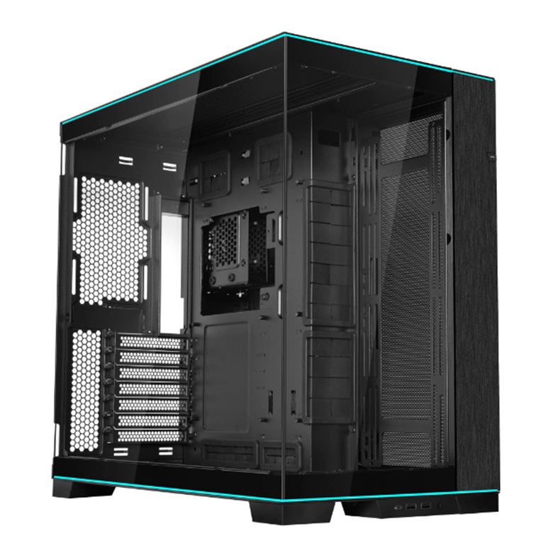 Gabinete Gamer Lian Li O11 Evo, RGB, Mid-Tower, Lateral de Vidro, Preto, O11DERGBX-BLACK