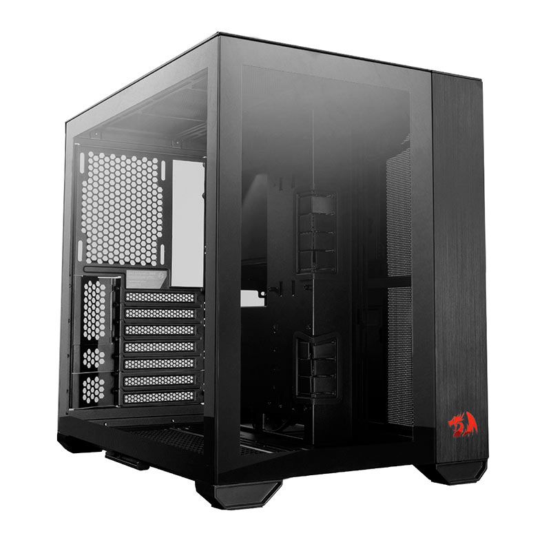 Gabinete Gamer Lian Li O11 Dynamic Mini Redragon Spec, Lateral De Vidro, Preto, O11DMINI-RD-X-BLACK