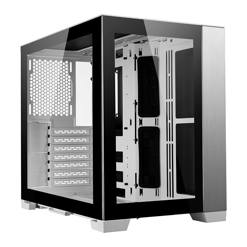 Gabinete Lian Li 011 Dynamic Mini Modular Lateral De Vidro Branco, O11DMINI-W