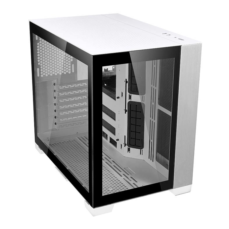 Gabinete Lian Li 011 Dynamic Mini Modular Lateral De Vidro Branco, O11DMINI-W