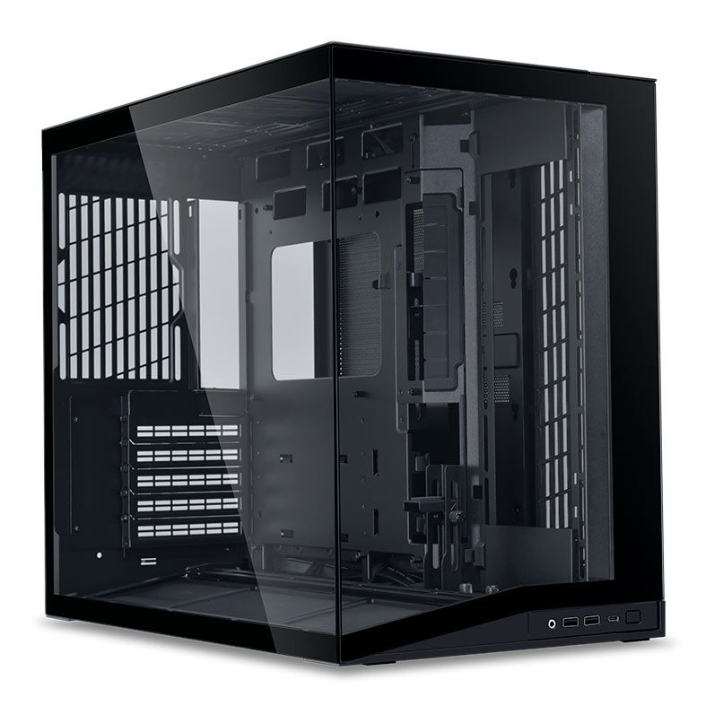 Gabinete Gamer Lian Li O11 Dynamic Mini V2, Mini-Tower, Lateral de Vidro, Preto, O11DMIV2X