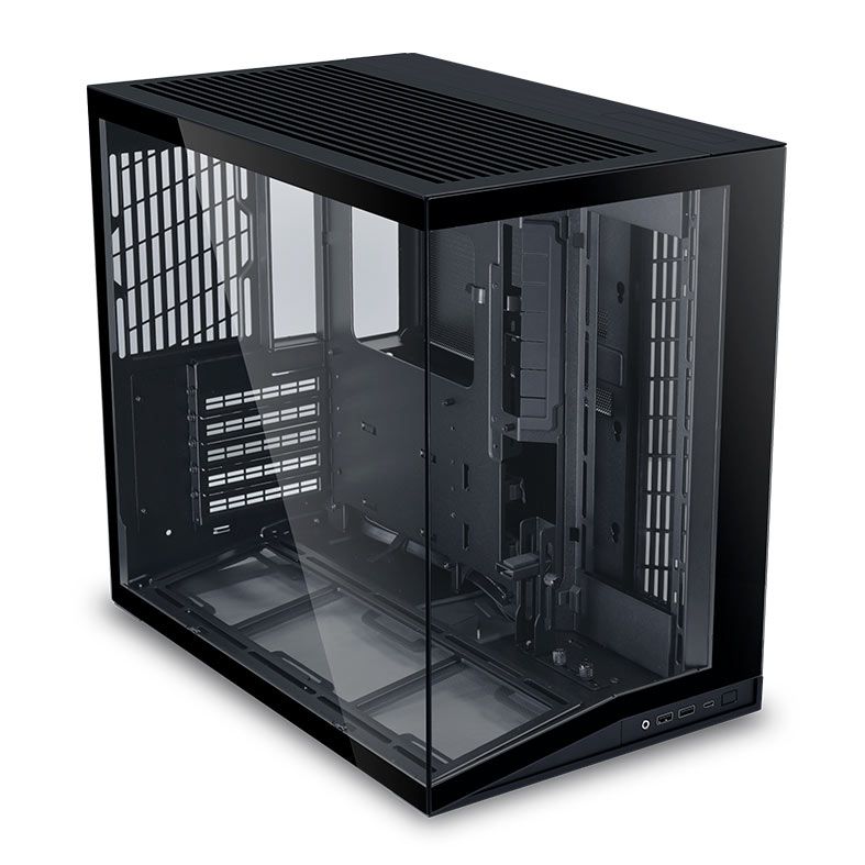 Gabinete Gamer Lian Li O11 Dynamic Mini V2, Mini-Tower, Lateral de Vidro, Preto, O11DMIV2X