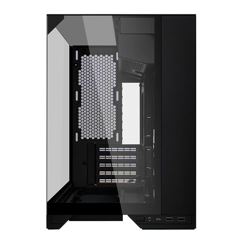 Gabinete Lian Li 011 Vision-M, Mini-Tower, Lateral de Vidro, Com 1 Fan, Preto, O11VMX-BLACK