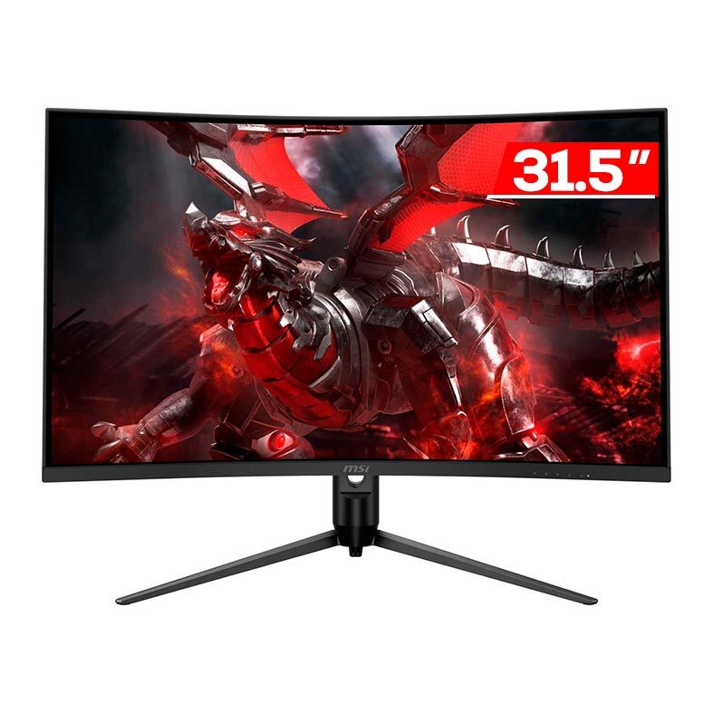 Monitor Gamer MSI Optix G321CQP, 31.5 Pol, VA, Curvo, WQHD, 1ms, 165Hz, FreeSync Premium, HDMI/DP, OPTIX-G321CQP