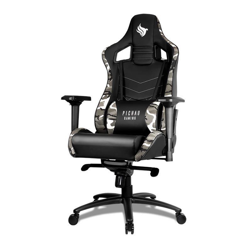 Cadeira Gamer Pichau BUKHARA Arctic Camo Edition, OT-R90-ARCTIC