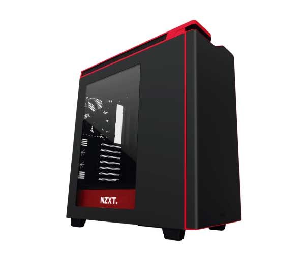 Gabinete NZXT H440 Preto/Vermelho Com Janela, CA-H442W-M1