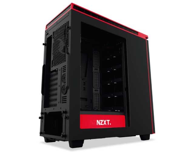 Gabinete NZXT H440 Preto/Vermelho Com Janela, CA-H442W-M1