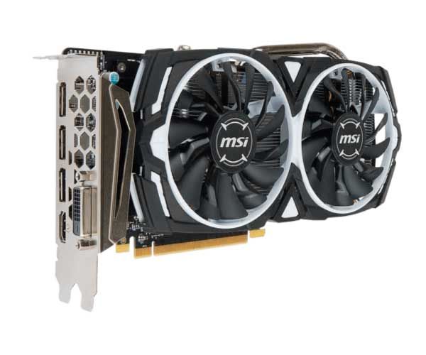 Placa de Video MSI Radeon RX 570 4GB GDDR5 Armor OC 256-bit, 912-V341-297