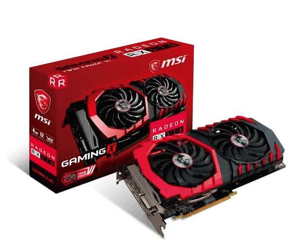 【まとめ売り】MSI RX570×3 + RX580×1（合計4点） Placa De Vídeo MSI RADEON RX 570 GAMING X 4G GDDR5 256 Bits, RX