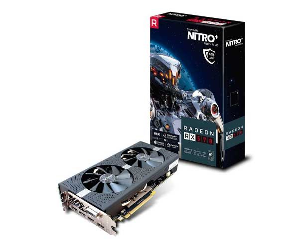 Placa de Video Sapphire Radeon RX 570 4GB GDDR5 Nitro+ 256-bit,11266-14-20G