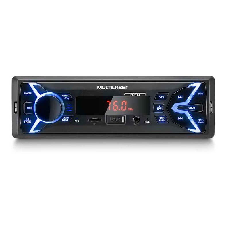 Som Automotivo Multi Pop BT Radio/Bluetooth, P3336