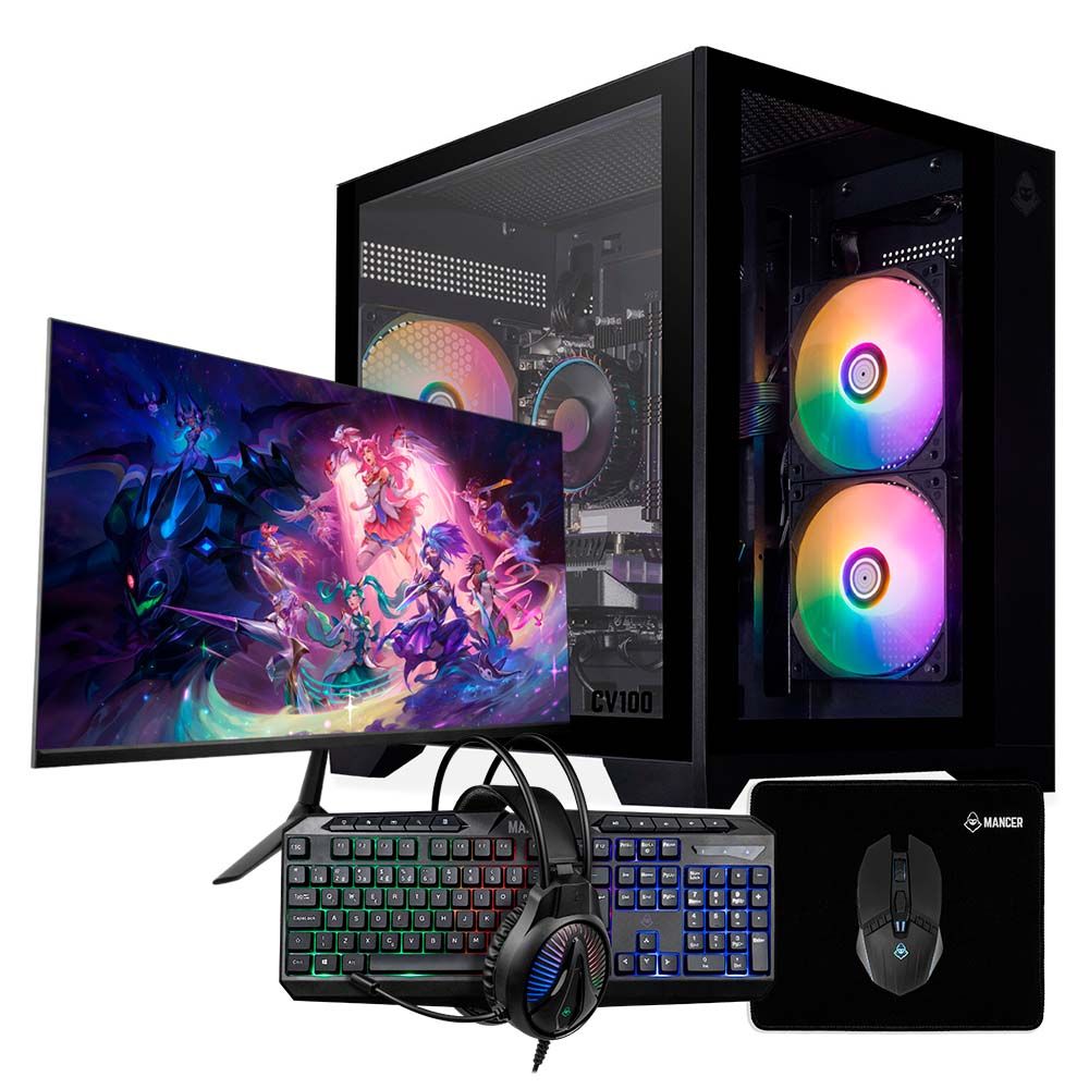 PC Gamer Completo Pichau GM-021, Intel Core i5, Radeon RX 580 8GB, 16GB DDR3, SSD 480GB + Monitor + Kit Periféricos