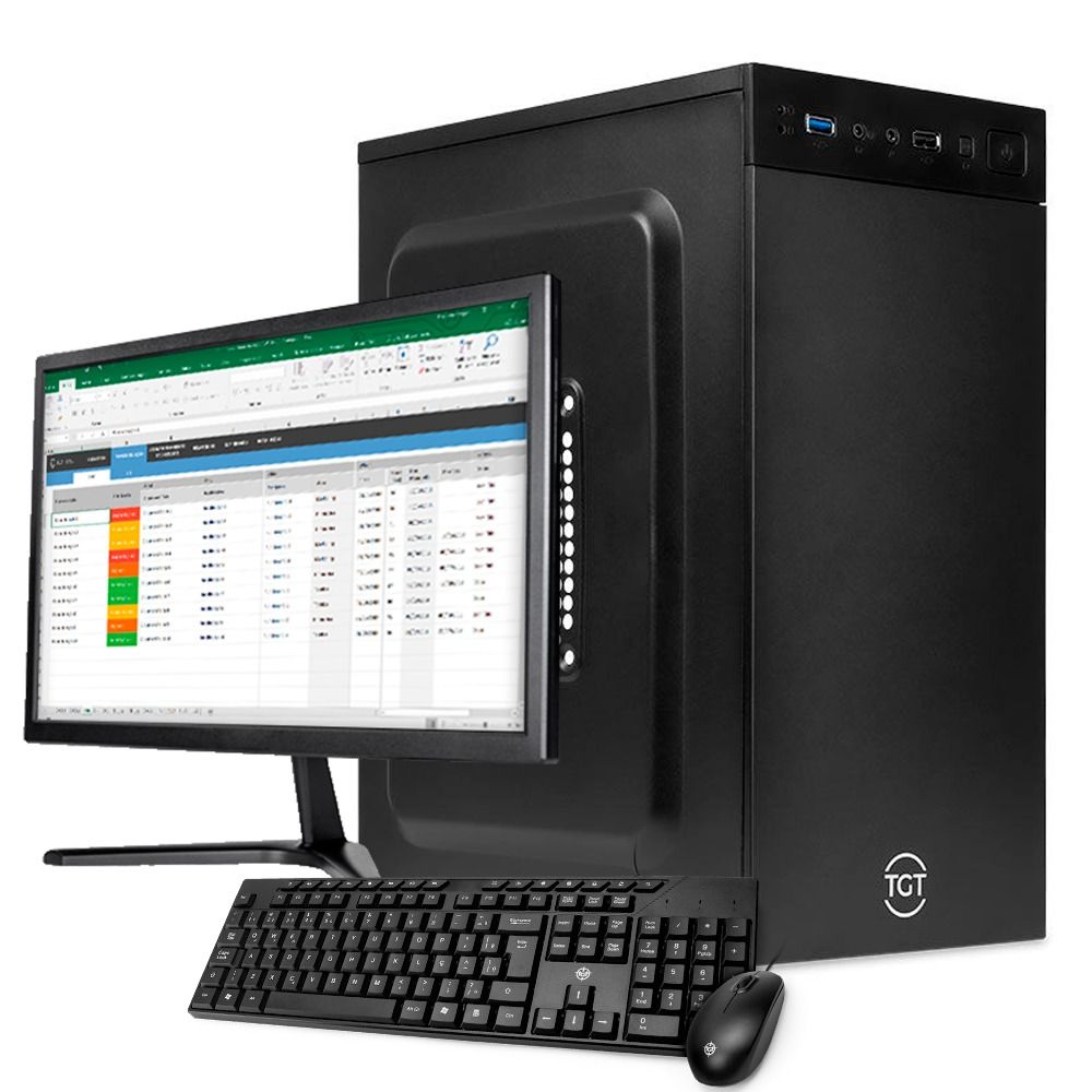 PC Home Pichau HM079, Intel Core i3-8100, 8GB DDR4, SSD 240GB + Monitor