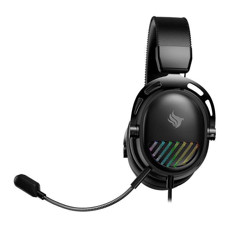 OPENBOX Headset Gamer Pichau Azuris Pro 7.1, Drivers 50mm, Preto, PCH-AZRP-BL01