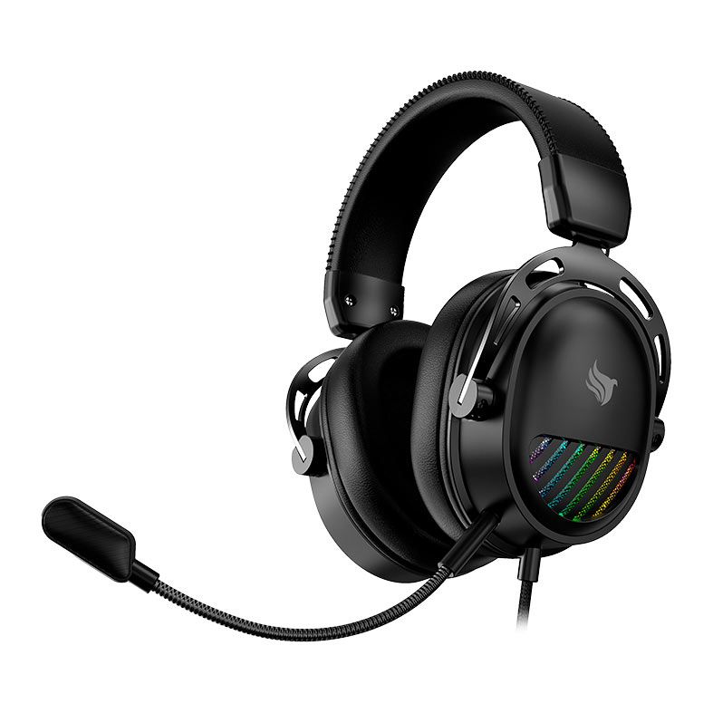 OPENBOX Headset Gamer Pichau Azuris Pro 7.1, Drivers 50mm, Preto, PCH-AZRP-BL01