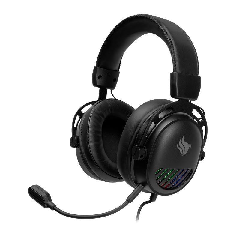 Headset Gamer Pichau Azuris, Drivers 50mm, Preto, PCH-AZRS-BL01