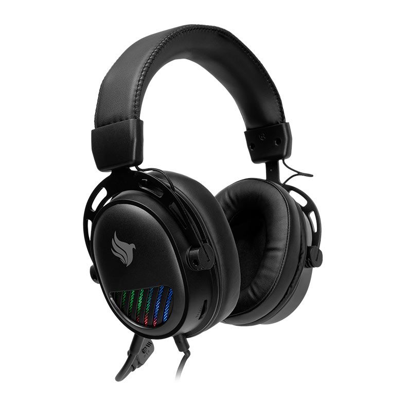 Headset Gamer Pichau Azuris, Drivers 50mm, Preto, PCH-AZRS-BL01
