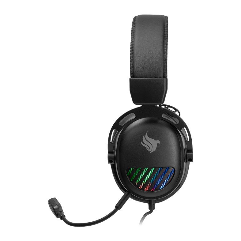 Headset Gamer Pichau Azuris, Drivers 50mm, Preto, PCH-AZRS-BL01