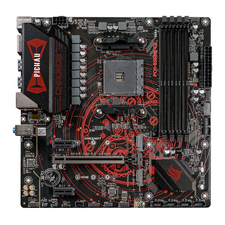 Imagem da placa mãe B550M