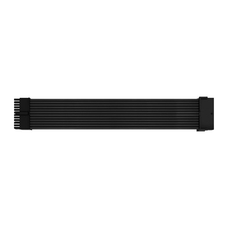 Kit Cabo Sleeved Premium Pichau CS110, 1x 24P, 1x 4+4P, 2x 6+2P, 300mm, Preto, PCH-CS110-BLK