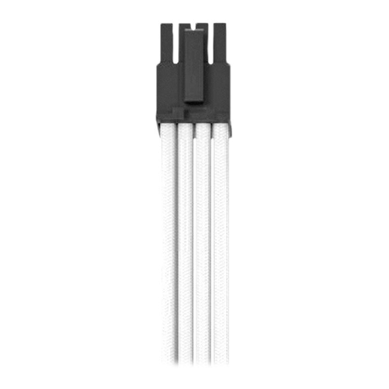 Kit Cabo Sleeved Premium Pichau CS115, 1x 24P, 1x 4+4P, 3x 6+2P, 300mm, Branco, PCH-CS115-WHT