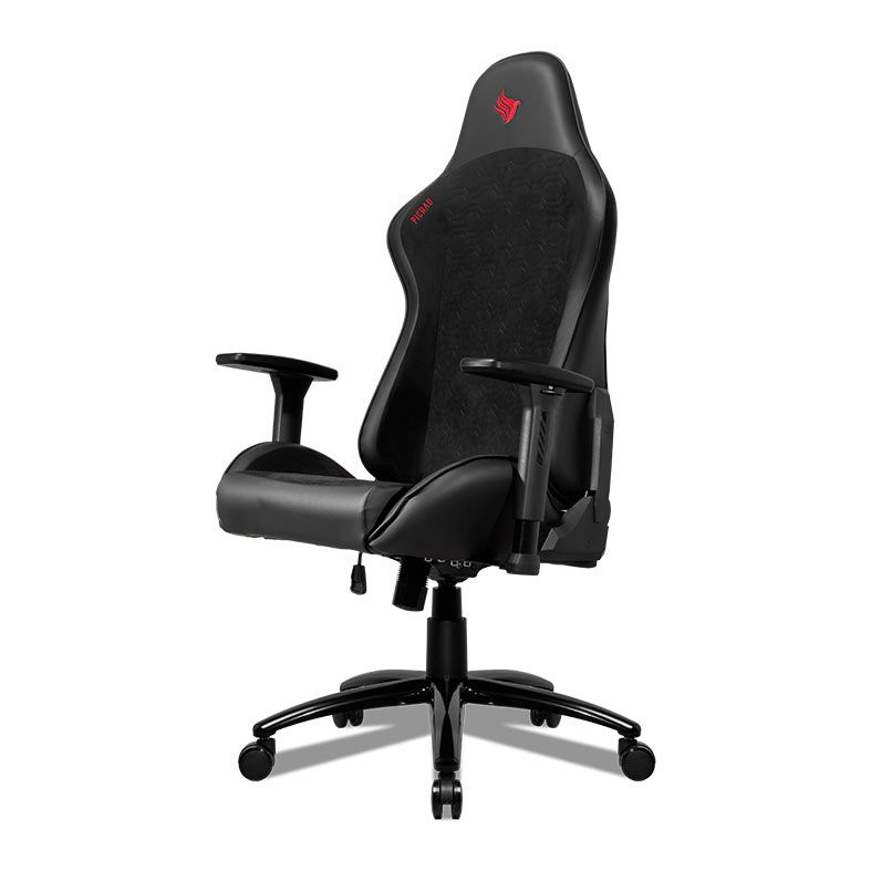 Cadeira Gamer Pichau Donek Pro, Espuma Moldada, Braco 3D, Preto e Vermelho, PCH-DNKP-BKR