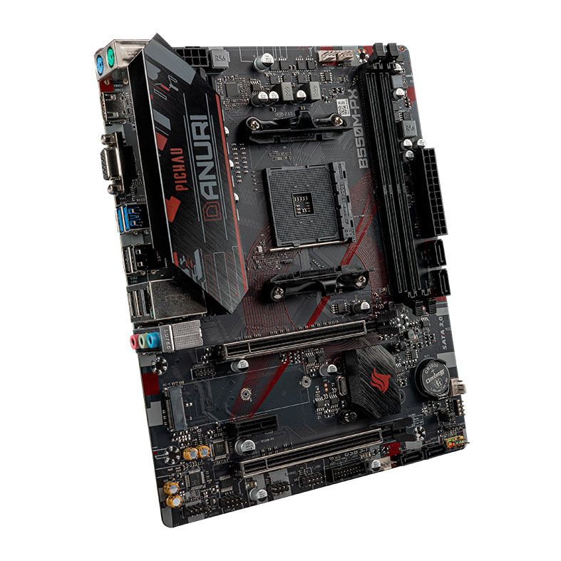 Placa Mae Pichau Danuri B550M-PX, DDR4, Socket AM4, M-ATX, Chipset AMD B550, PCH-DNRB550M-PX