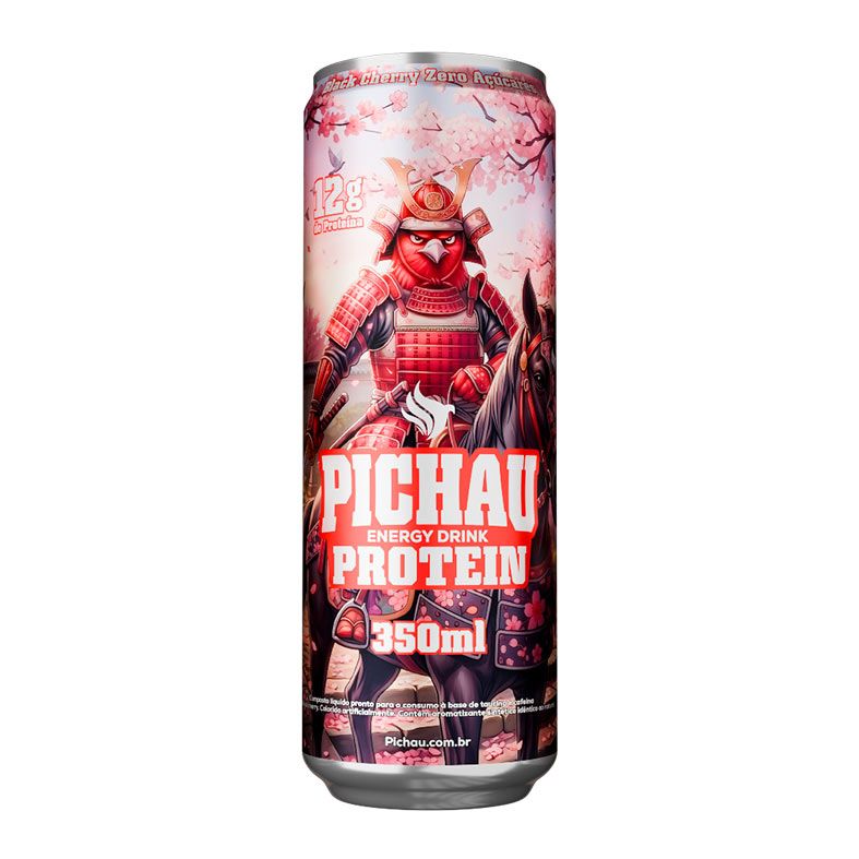 Energetico Pichau Protein Black Cherry Zero, 350ml, PCH-ENG-PROBC-ZERO-UN