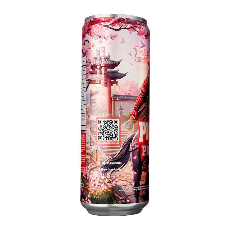 Energetico Pichau Protein Black Cherry Zero, 350ml, PCH-ENG-PROBC-ZERO-UN