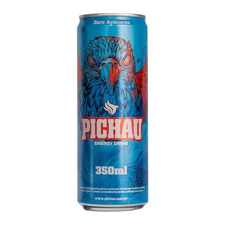 Pack Energetico Pichau Zero, 350ml, Com 6 unidades