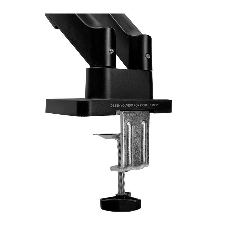 Suporte Articulado Para Dois Monitores Pichau HD200, 17 Pol a 38 Pol, Cinza, PCH-HD200-GY01