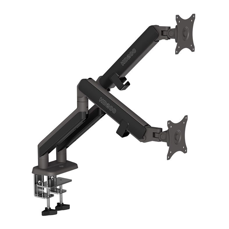 Suporte Articulado Para Dois Monitores Pichau HD200, 17 Pol a 38 Pol, Cinza, PCH-HD200-GY01