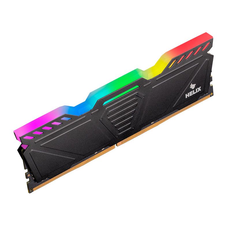 Memoria Pichau Helix, RGB, 16GB (1x16GB), DDR4, 3200MHz, C19, Preto, PCH-HLXRGB-16GB