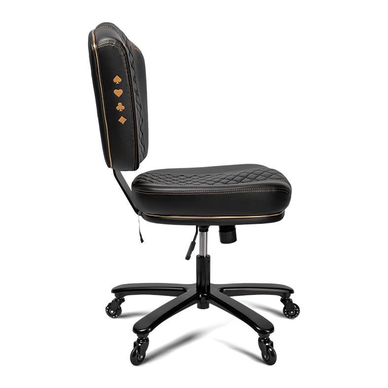 Cadeira de Poker Pichau, Preto e Dourado, PCH-PKR-BG01