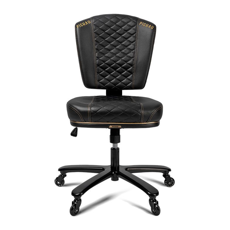 Cadeira de Poker Pichau, Preto e Dourado, PCH-PKR-BG01