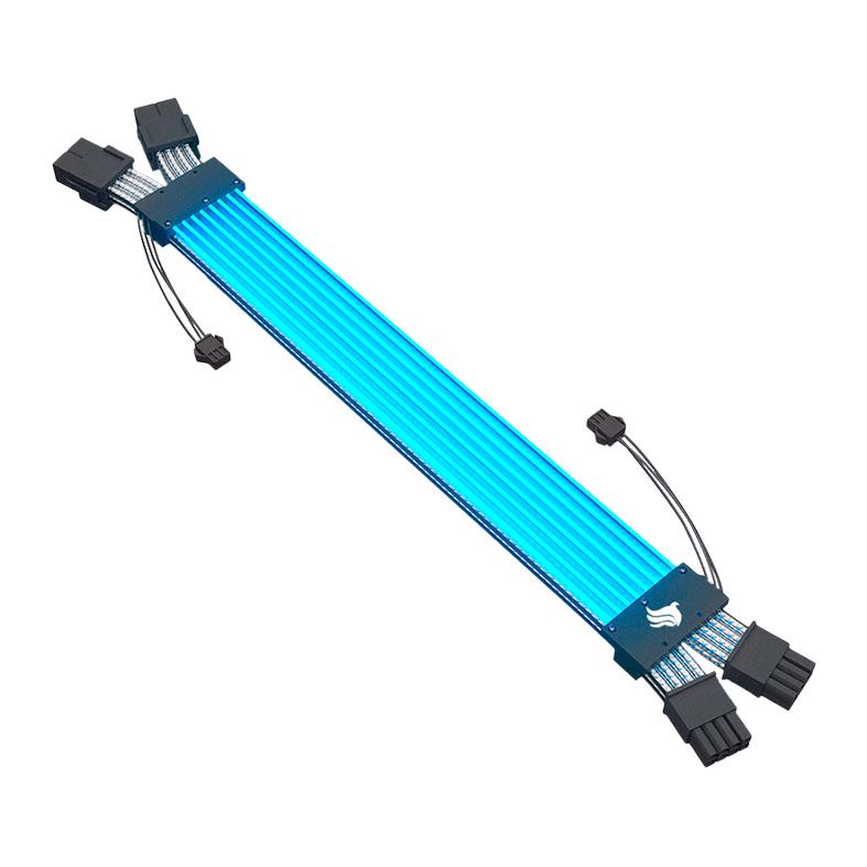 Cabo Extensor Premium PCIe Pichau PS100, RGB, 300mm, PCH-PS100-PCIERGB