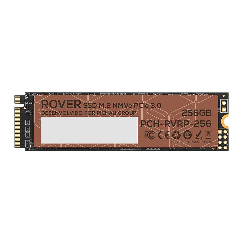 SSD Pichau Rover, 256GB, M.2 2280, PCIe NVMe 3.0, Leitura 1500MB/s, Gravacao 900MB/s, PCH-RVRP-256