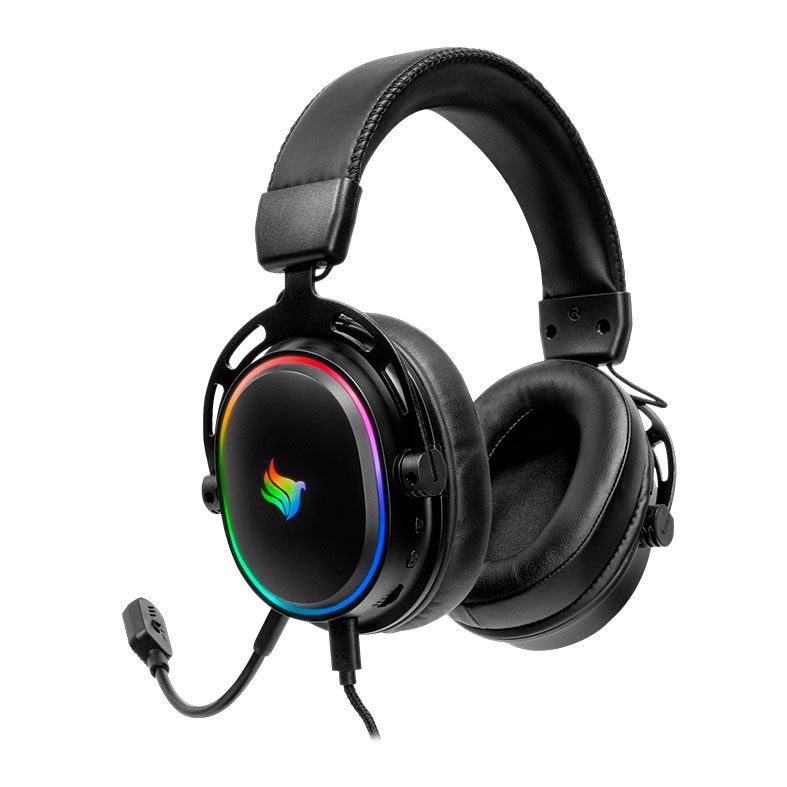 Headset Gamer Pichau Vega, Drivers 50mm, Preto, PCH-VGA-BL01