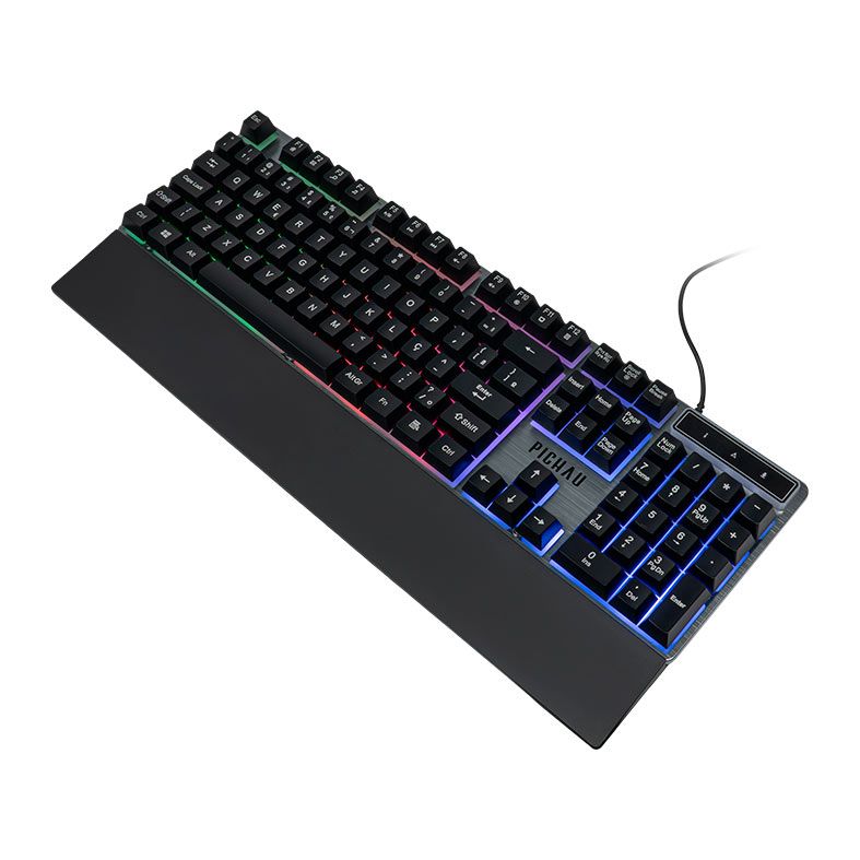 OPENBOX Teclado Gamer Pichau Venus E1, Rainbow, ABNT2, Preto, PCH-VNSE-RBW01