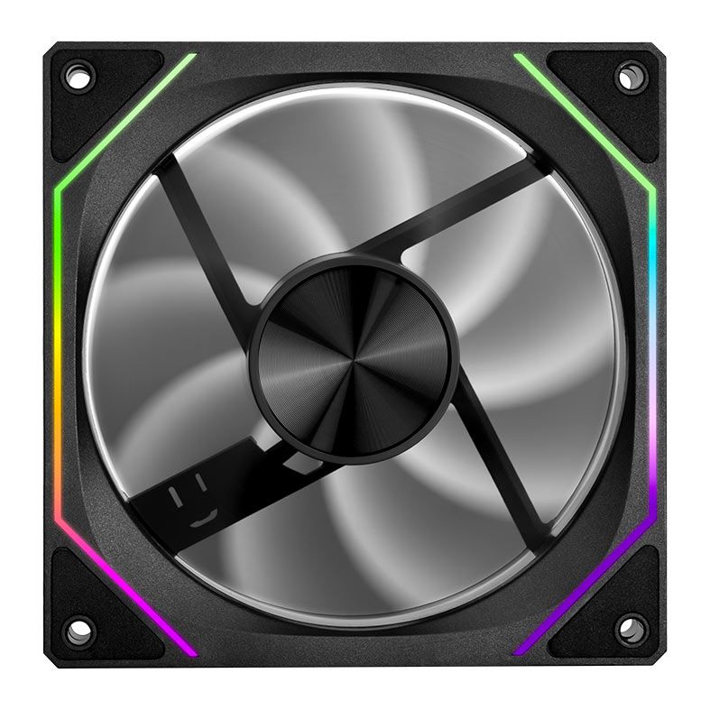 Ventoinha Pichau Ventus NX Reverse, ARGB, 120mm, Preto, PCH-VTNR-BK01