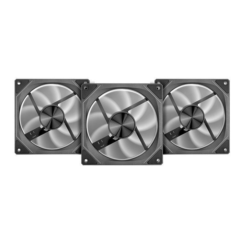 Kit Ventoinhas Pichau Ventus NX, ARGB, 3x120mm, Preto, PCH-VTNX3-BK01