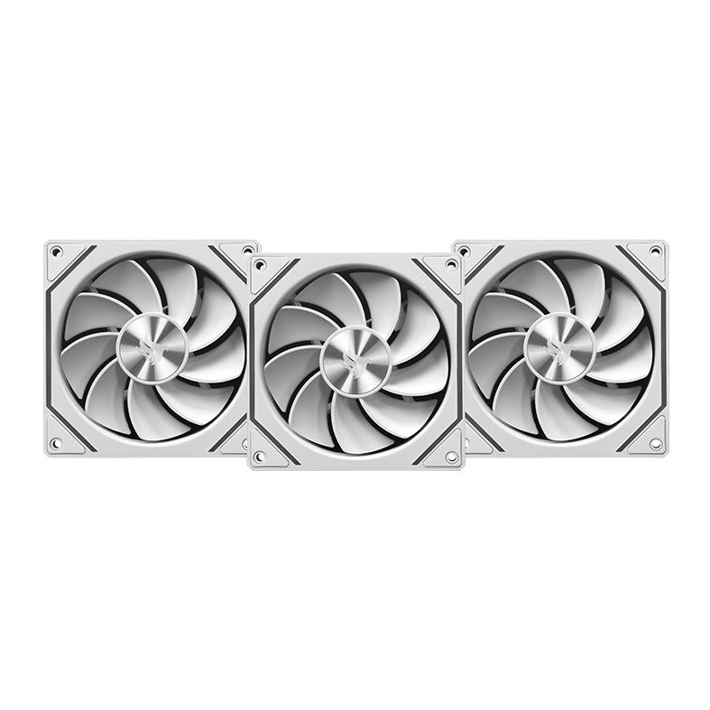 Kit Ventoinha Pichau Ventus NX Reverse, ARGB, 3x120mm, Branco, PCH-VTNXR3-WH01