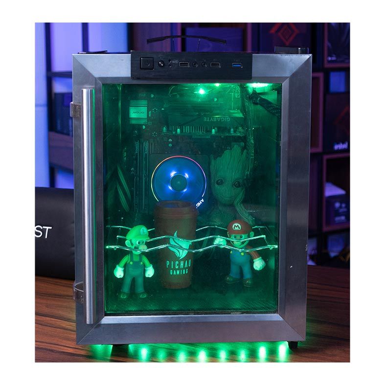 Computador Pichau FrigoGamer Edition, AMD Ryzen 5 5600x, GeForce GTX 1650 4GB, 16GB DDR4, SSD 512GB