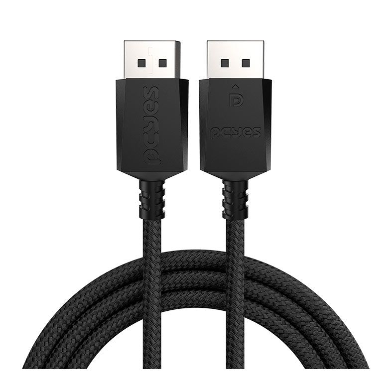 Cabo Displayport Para Displayport PCYes, Nylon, 2m, Preto, PDPN2-2