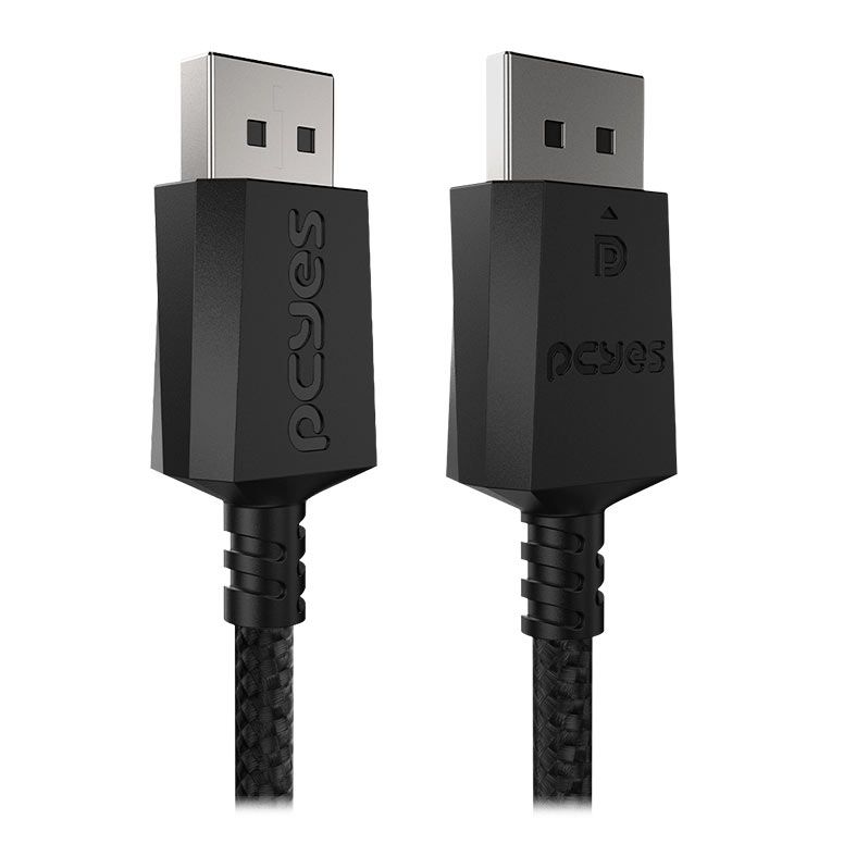 Cabo Displayport Para Displayport PCYes, Nylon, 2m, Preto, PDPN2-2