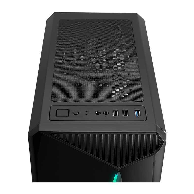 Gabinete Pichau Easy PE340 Lateral Vidro Temp RGB, PE-340ARGB